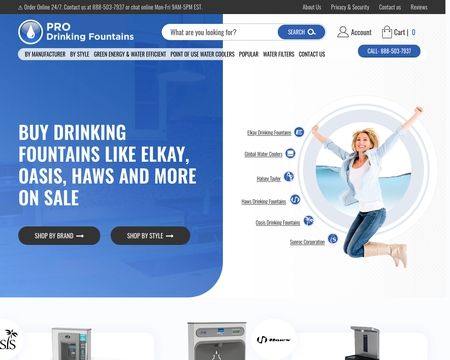 website thubmnail of Pro Drinking Fountains
