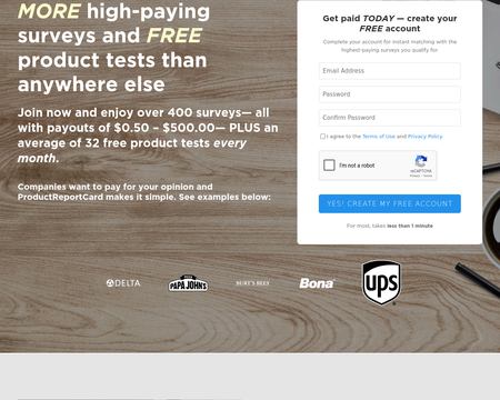 website thubmnail of Product Report Card