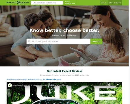 website thubmnail of ProductReview