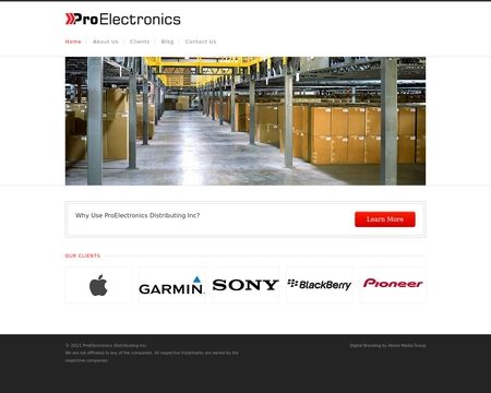 website thubmnail of ProElectronics