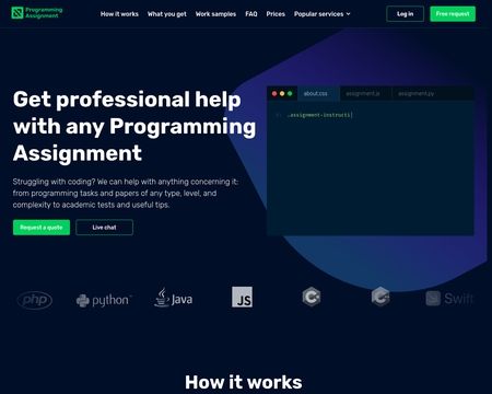 website thubmnail of Expert Programming Assignment Help