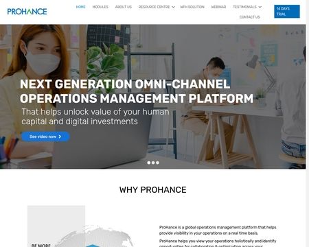 website thubmnail of Prohance