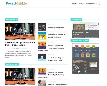 website thubmnail of Projectcubicle
