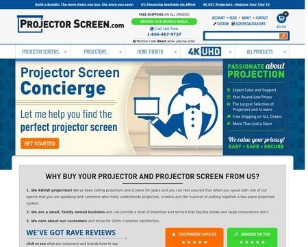 ProjectorScreen.com