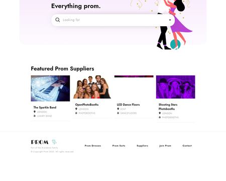 website thubmnail of MarieProm UK