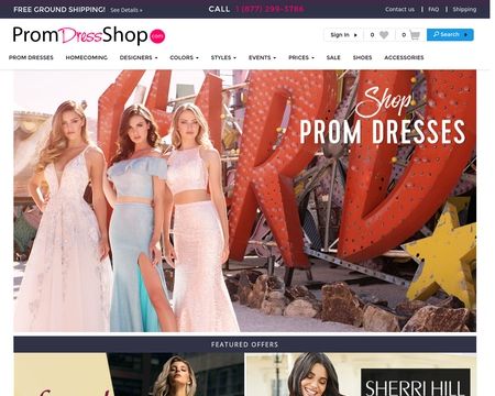 website thubmnail of PromDressShop