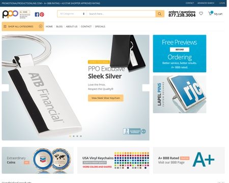 website thubmnail of Promotional Products Online
