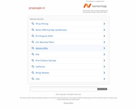 website thubmnail of Propeagle.in
