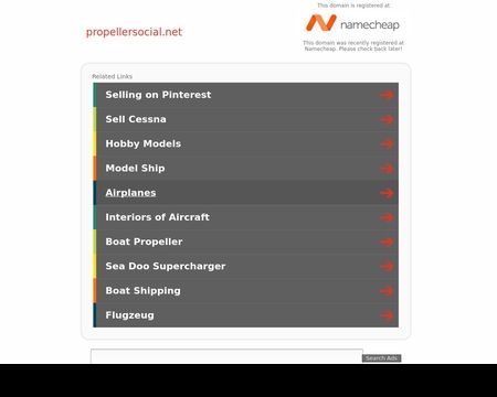 website thubmnail of Propeller Social