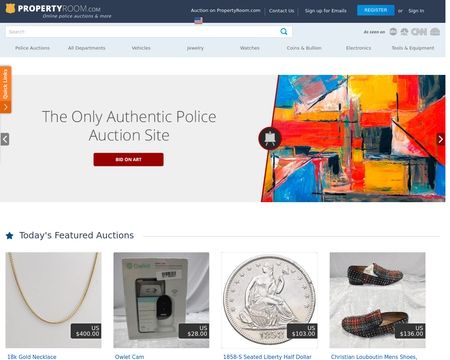 website thubmnail of PropertyRoom.com