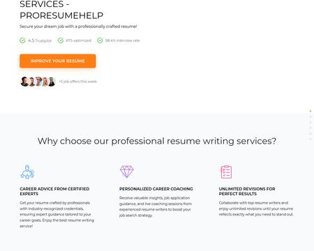 website thubmnail of proresumehelp