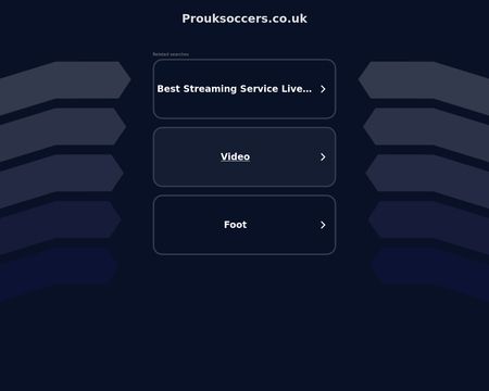 website thubmnail of ProUKSoccers.co.uk