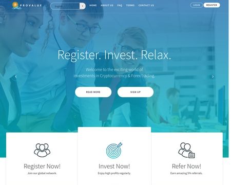 website thubmnail of Provalue.ltd