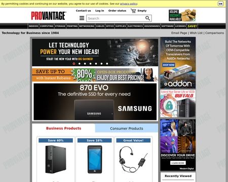 website thubmnail of Provantage