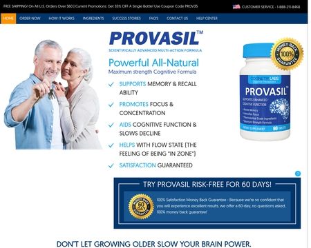 website thubmnail of Provasil