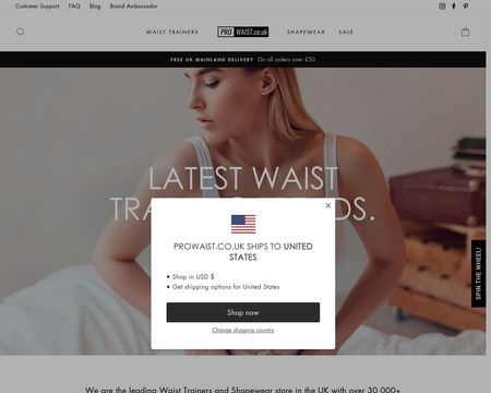 website thubmnail of Pro Waist