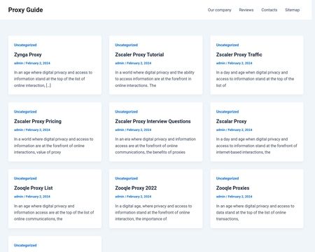 website thubmnail of Proxymimarlik