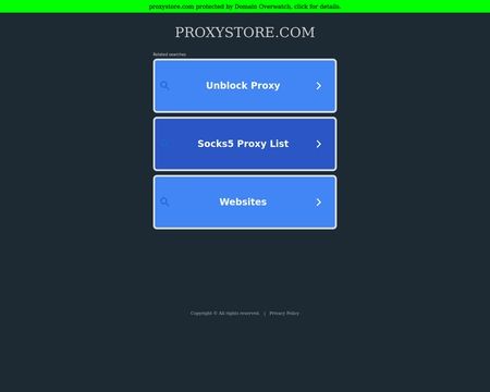website thubmnail of Proxystore