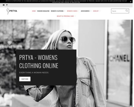 website thubmnail of Prtya