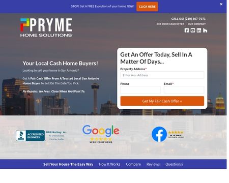 website thubmnail of Prymehomesolutions
