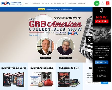 website thubmnail of PSA Homepage