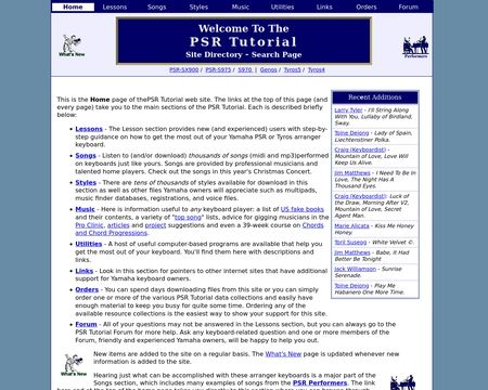 website thubmnail of PSRTutorial