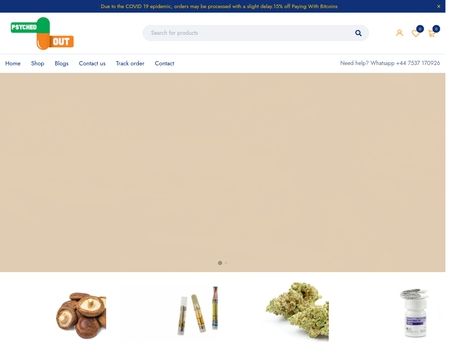 website thubmnail of Psychedout.co.uk