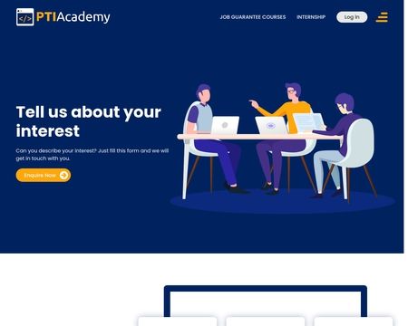 website thubmnail of Pti Academy