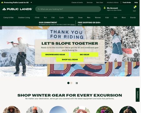website thubmnail of Publiclands