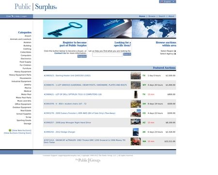 website thubmnail of PublicSurplus