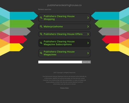 website thubmnail of Publishersclearinghouse.co