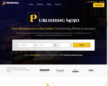 website thubmnail of Publishing Mojo
