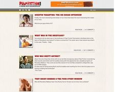 Thumbnail of The Pulp Fiction Movie Fan Site