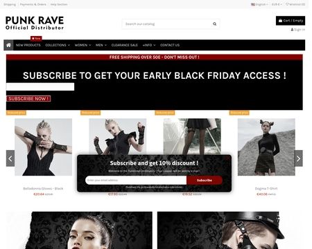 website thubmnail of Punk Rave