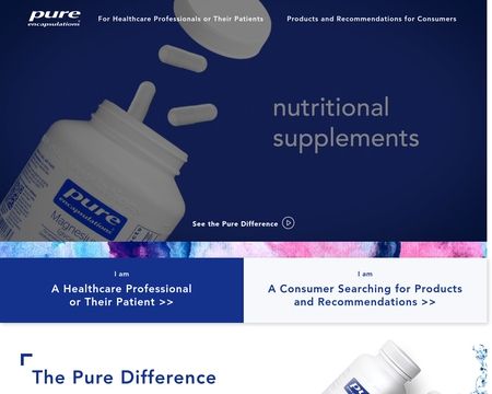 website thubmnail of Pure Encapsulations