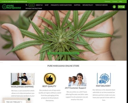 website thubmnail of Pure marijuana
