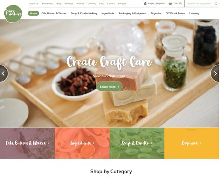 website thubmnail of Pure Nature