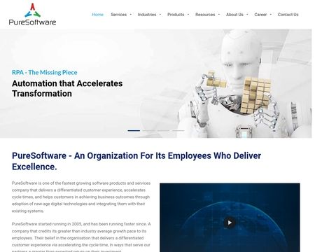 website thubmnail of Puresoftware