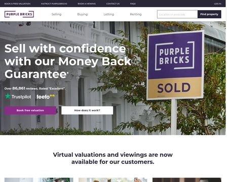 website thubmnail of PurpleBricks