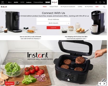 website thubmnail of Pyrex