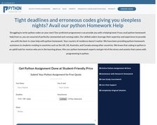 Thumbnail of Python Homework Help