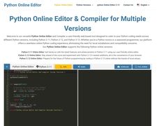 Thumbnail of Pythononlineeditor.com