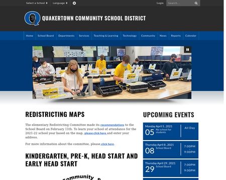 website thubmnail of Quakertown Community School District