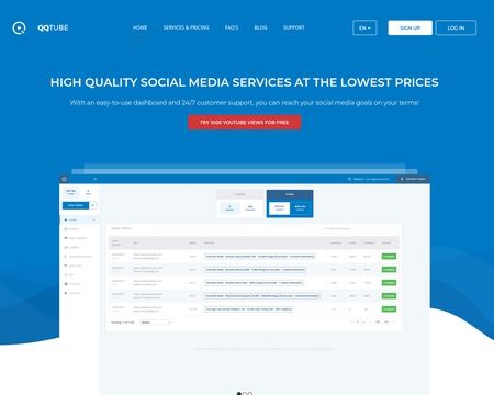 website thubmnail of QQTube