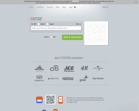 website thubmnail of Kaywa