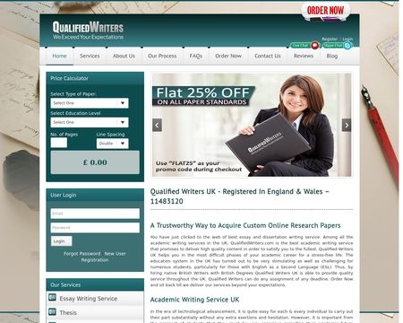 website thubmnail of QualifiedWriters