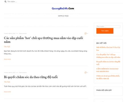 website thubmnail of Quangba24h