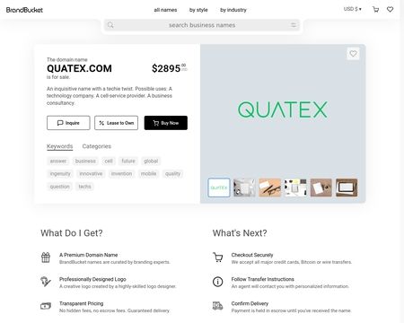 website thubmnail of Quatex
