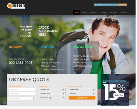 website thubmnail of QuickAssignmentHelp