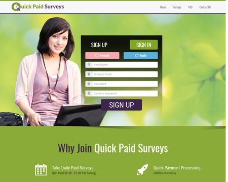 website thubmnail of Quick Pay Survey®